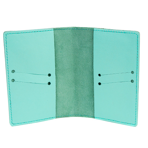 Обложка для паспорта "Парусник" (кожа)