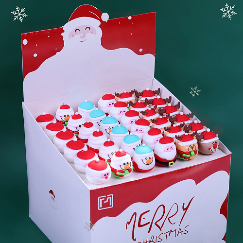 Ручка "Новый год" снеговик с шарфом