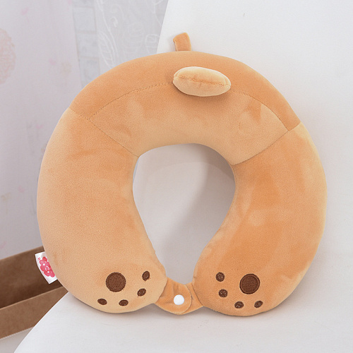 Подушка для путешествий "Лапки" (бежевая)