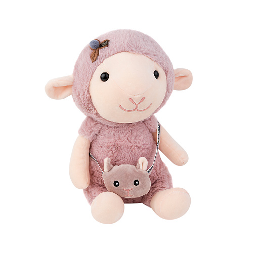 Игрушка-подушка "Овечка Тилли" (в розовом), 35 см