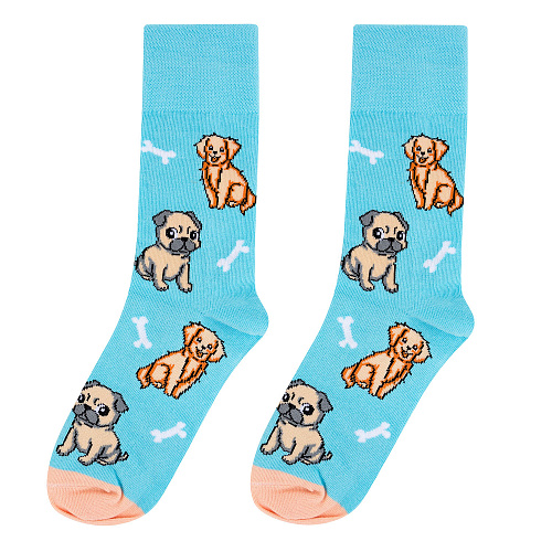 Носки "Собачки", разм.35-39