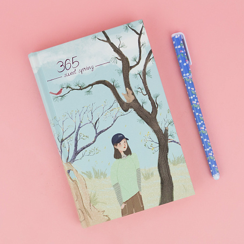 Ежедневник "365" (девушка у дерева)