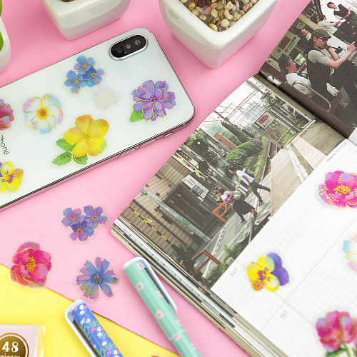 Набор наклеек "Magic ball Flowers"