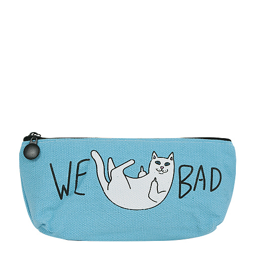 Пенал "Bad cat" (голубой)