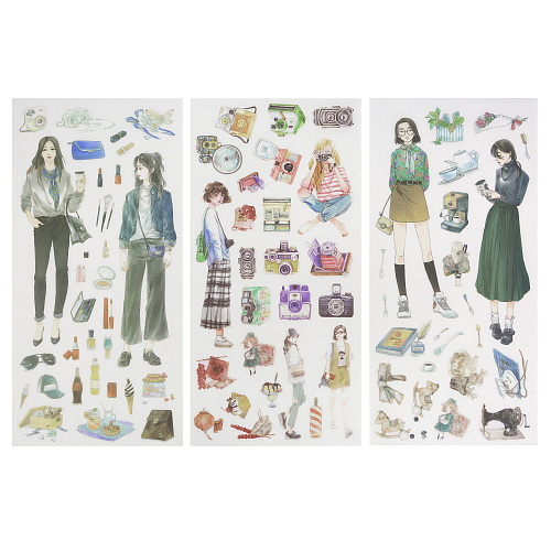 Наклейки "Fashion" (3 листа)