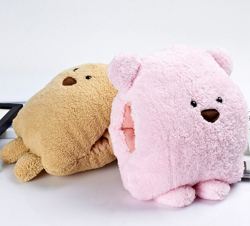 Игрушка-муфта для рук "Bear cub" (коричневая)