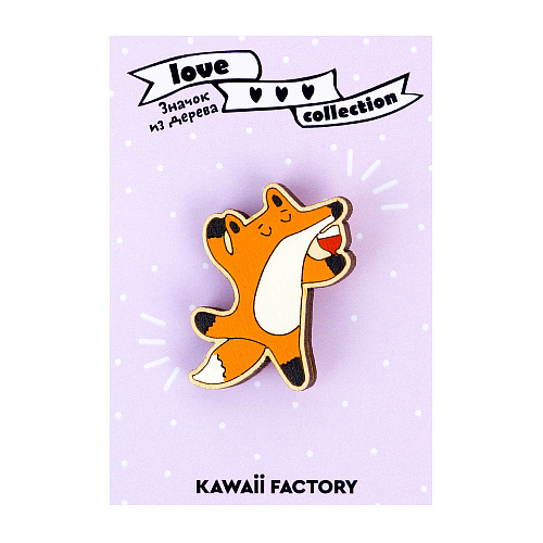 Значок "Лиса и вино"