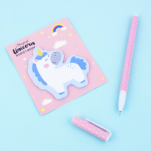Стикеры для записей "Magical unicorn" (голубой)