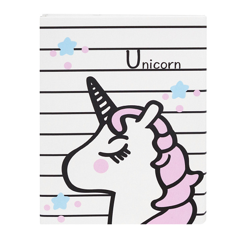 Набор стикеров "Единорожка" (белый)