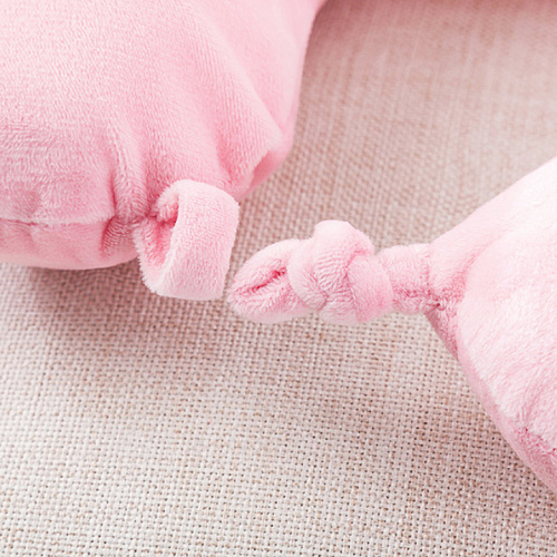 Подушка для путешествий "Зайка", Memory Foam (розовая)