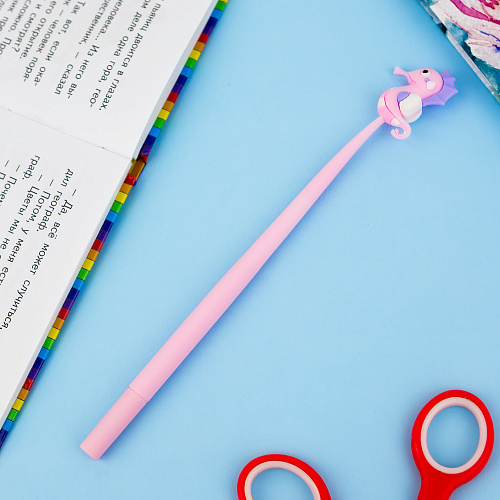 Ручка "Морской конек" розовый