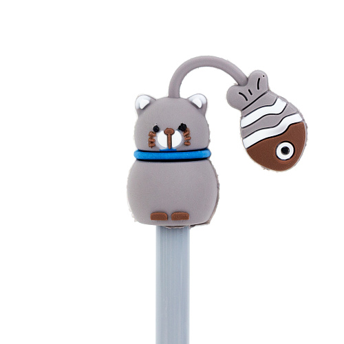 Ручка "Звери и еда" кот