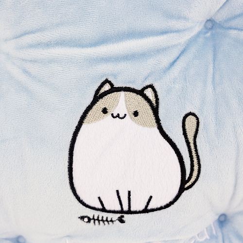 Игрушка-подушка "Кот на голубом" 45см