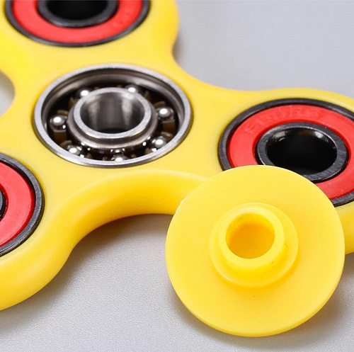 Спиннер однотонный (желтый)