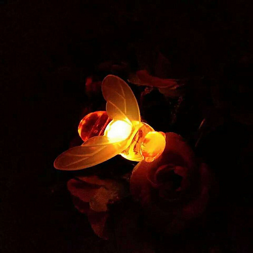 Гирлянда "Пчелки" (теплый белый), LED, батарейка