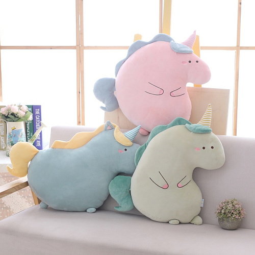Игрушка-подушка "Flat Unicorn" (голубой)