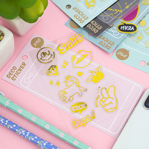 Наклейки "Gold ver.3" (smile)