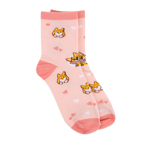 Носки детские "Корги", разм.20-22 (7-9 лет)