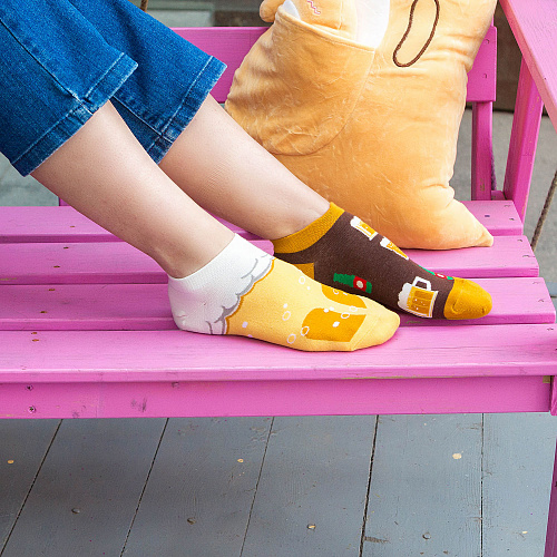 Носки короткие "Пивасик"