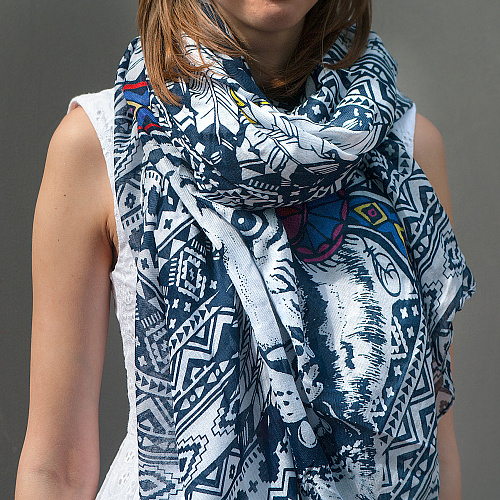 Шарф "Ethnic tiger"