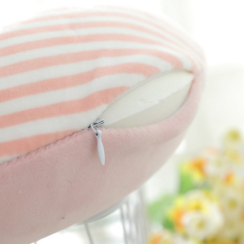 Подушка для путешествий "Полосочки", Memory Foam  (розовая пудра)