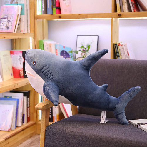 Игрушка-подушка "Синяя акула" 80см