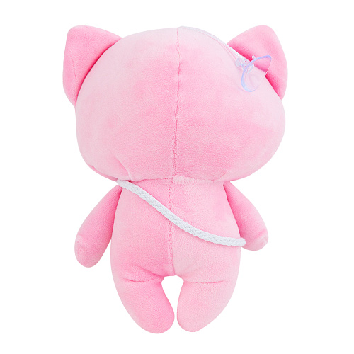 Игрушка-подушка "Котя в кигуруми" (розовый) 24см