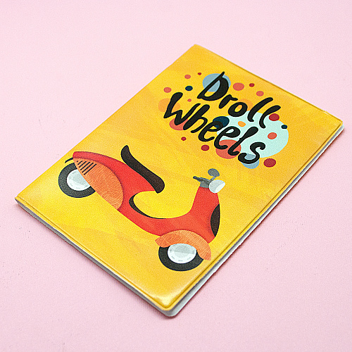 Обложка на автодокументы "Droll Wheels"