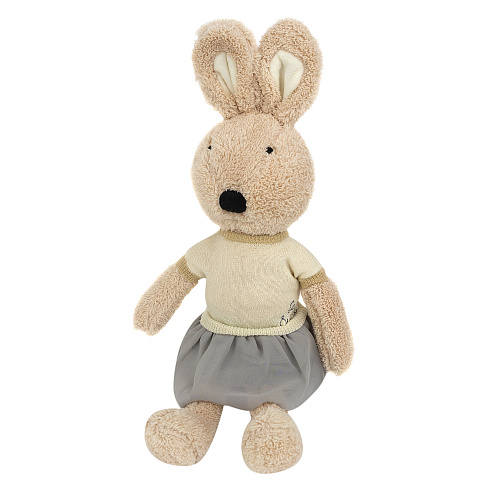 Игрушка-подушка "Зайка в серой юбочке" 45см