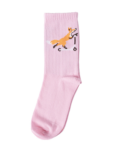 Набор носков "Лисичка на самокате", разм.23-25