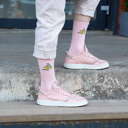 Носки "Банан", розовые, разм.35-39