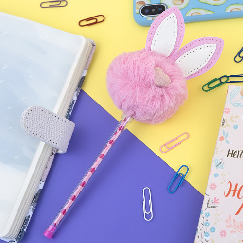 Ручка "Кролик" (розовая)