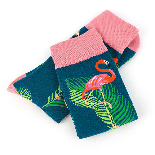 Носки "Фламинго" (синие)