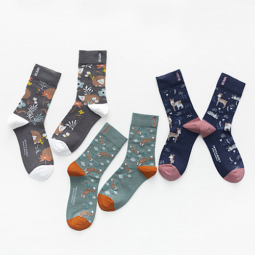 Носки "Олени" (синие)