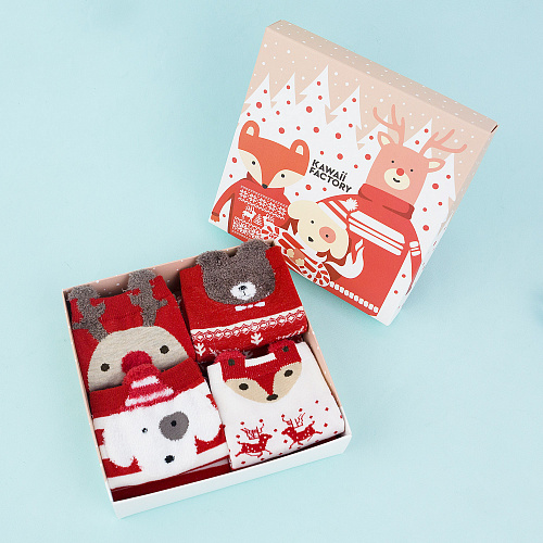Набор носков в коробке "Новогодний"