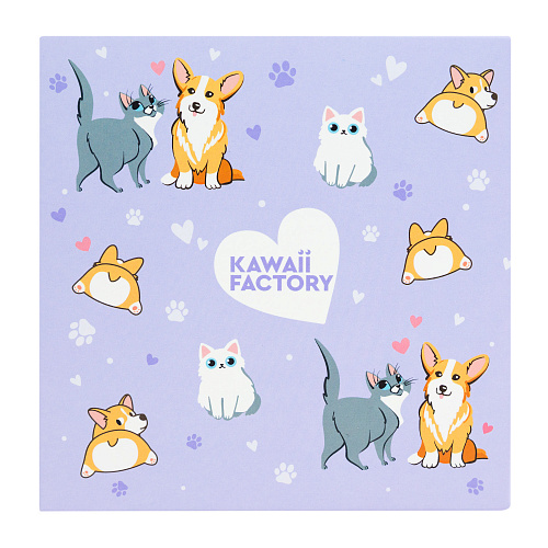 Набор носков в коробке "Корги и котики"