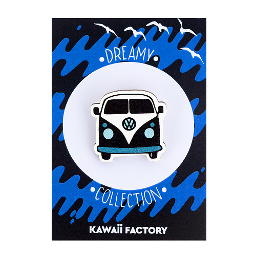 Значок "Hippie Bus"