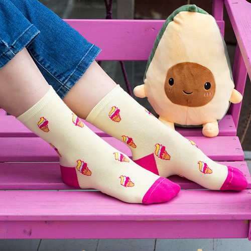 Носки "Мороженки", разм.35-39