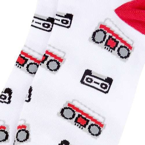 Носки короткие "Кассетник", разм. 40-45