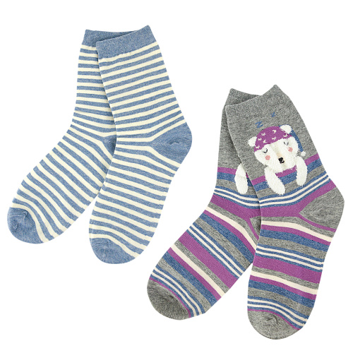 Носки "Полосатый мишка" (2 пары)