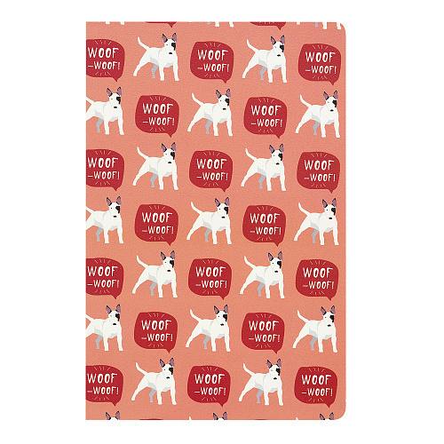 Тетрадь "Собачки" (красная)