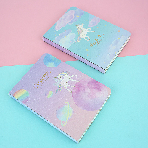 Ежедневник в подарочной упаковке "Pastel unicorn" (облака)