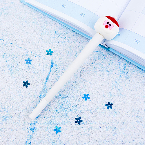 Ручка "Новый год" голова Деда Мороза