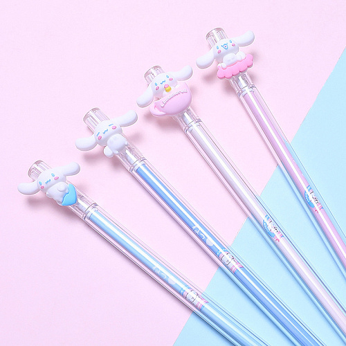 Ручка "Зайка-ушастик" (голубое сердечко)