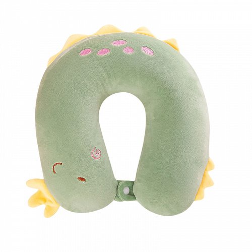 Подушка для путешествий "Дино" (зеленая)