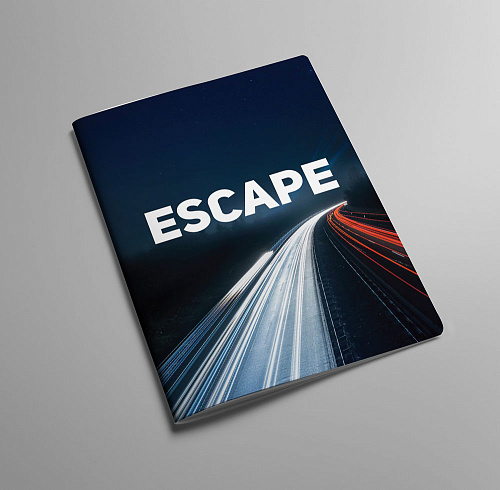 Обложка на автодокументы "Escape" ночь