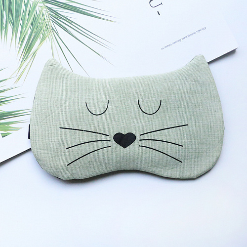 Маска для сна "Мордочка кота" (розовая)