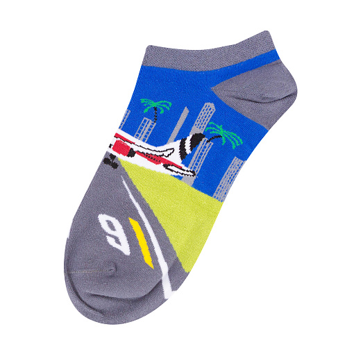 Носки короткие "Самолеты"