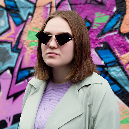 Очки двойные (серые)