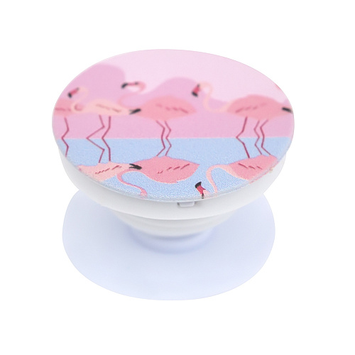 Держатель для телефона/попсокет "Pastel flamingo"